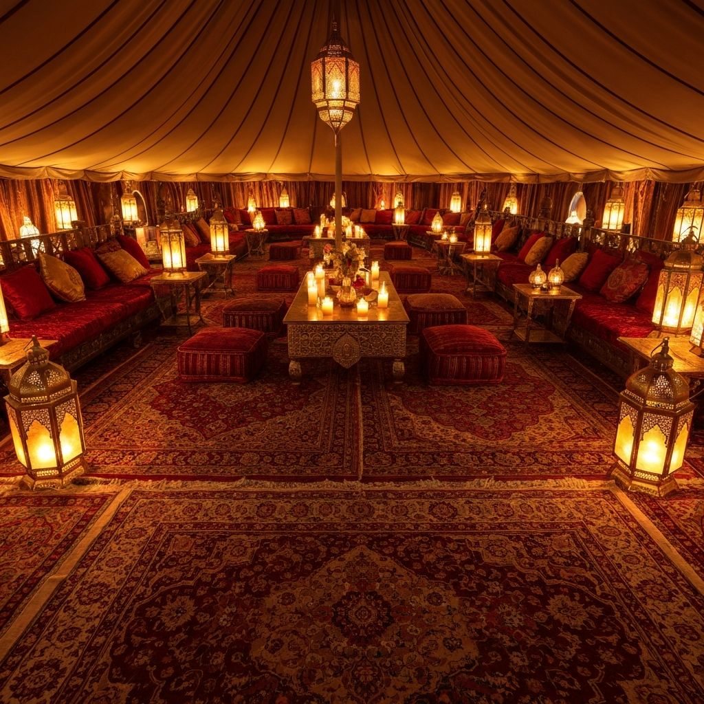 Decoracion beduina premium